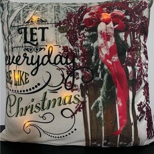 Christmas Light Up Pillow
